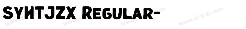 SYHTJZX Regular字体转换